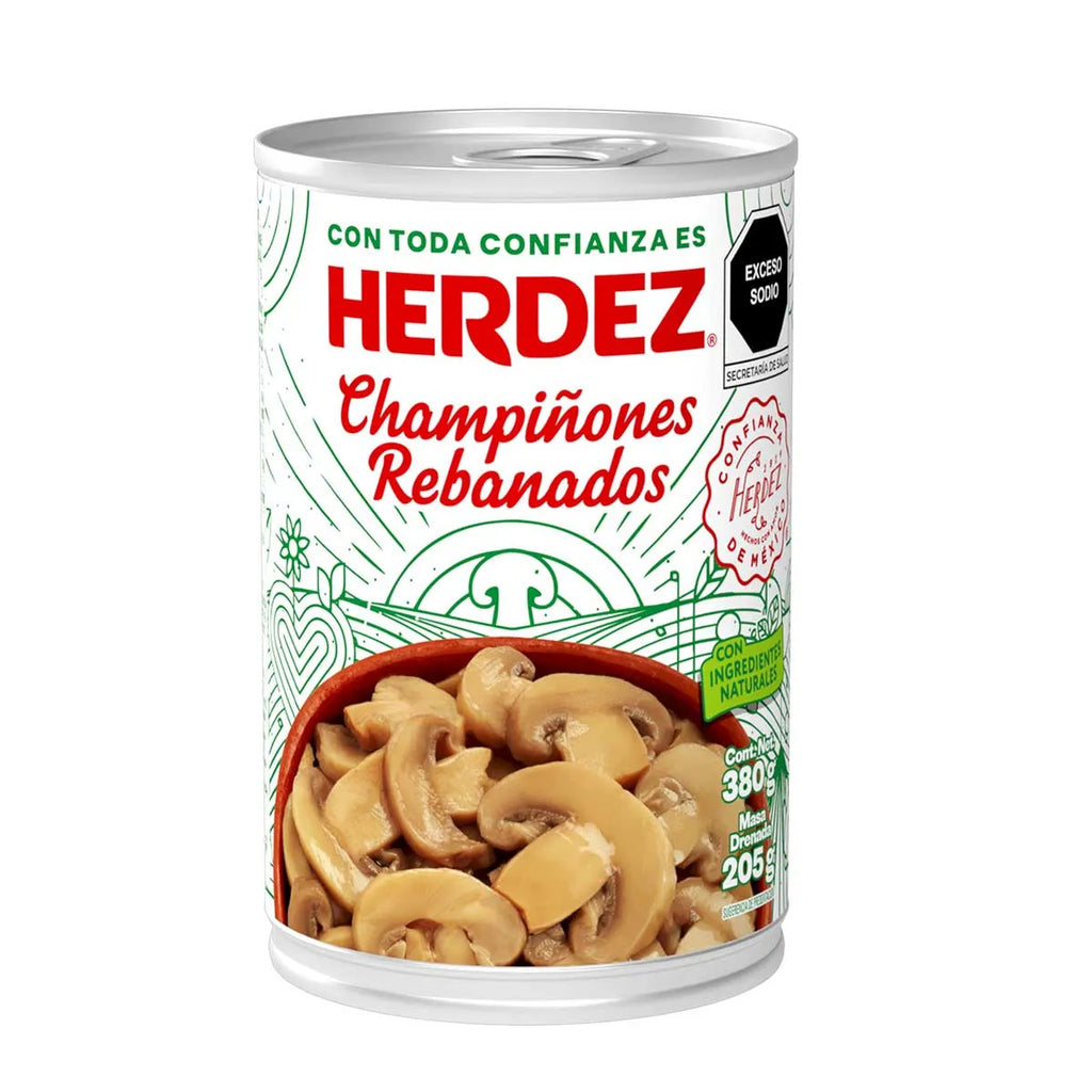 Champiñones Rebanados Herdez 380g