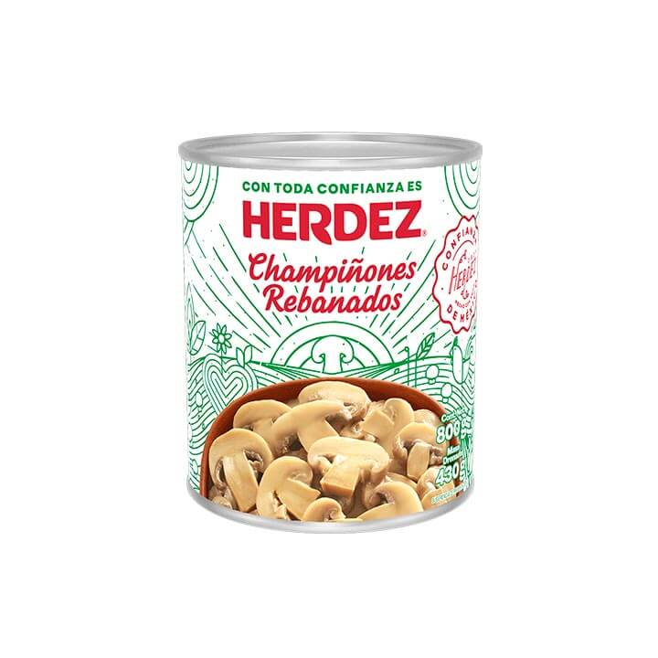 Champiñones Rebanados Herdez 800g