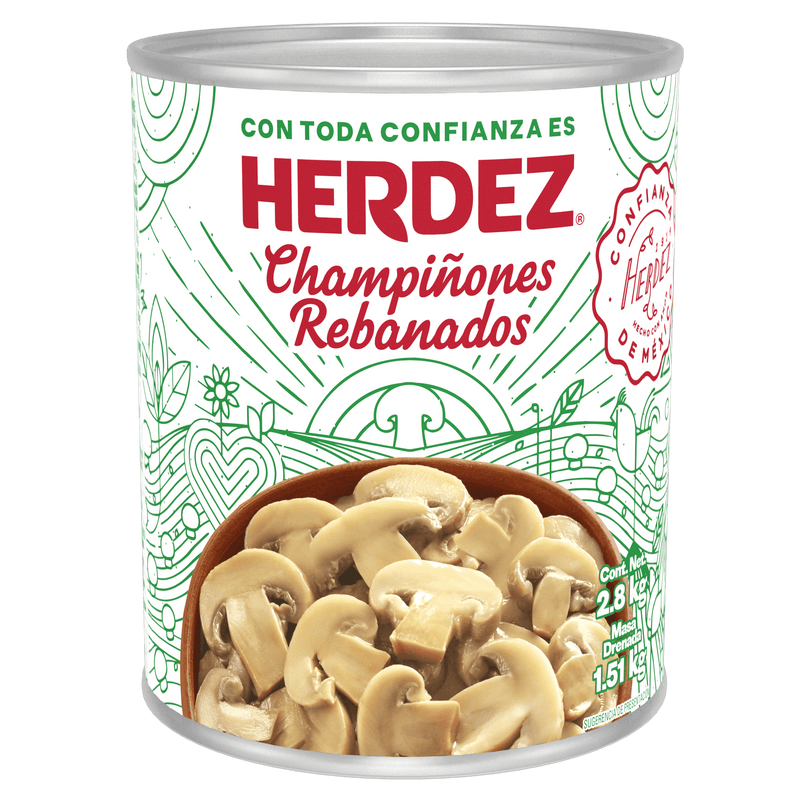 Champiñones Rebanados Herdez 2.800kg