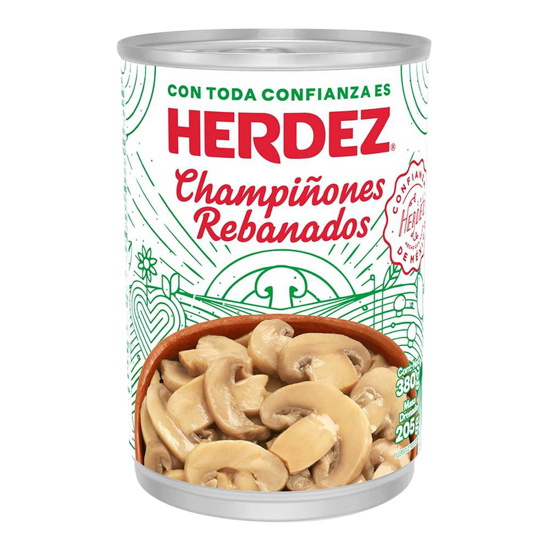 Champiñones Rebanados Herdez 380g