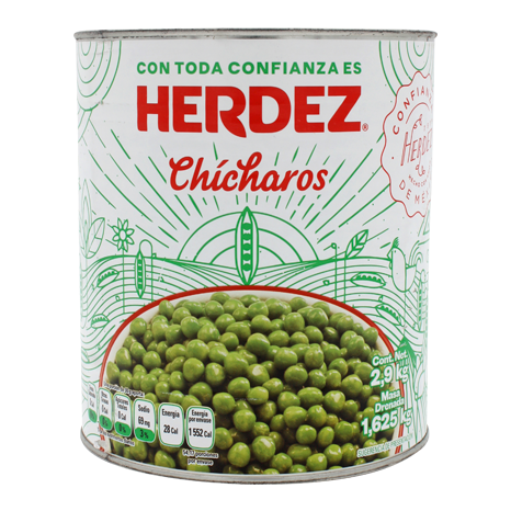 Chícharo Herdez 2.9kg