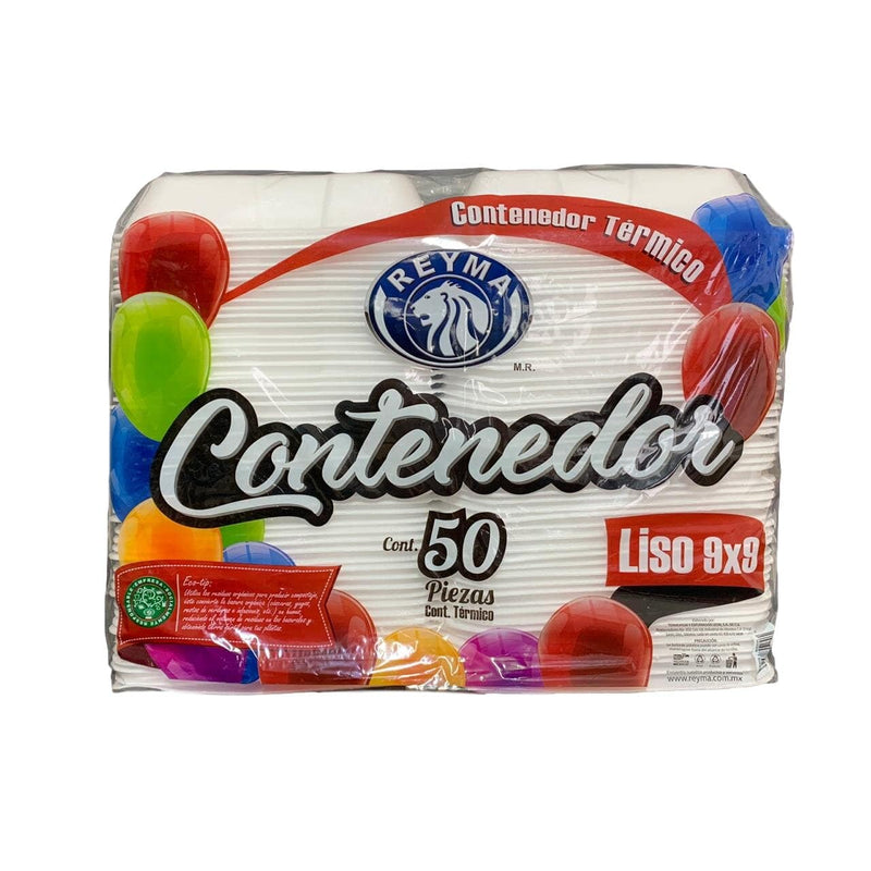 Contenedor León 9x9 Liso 200pzs