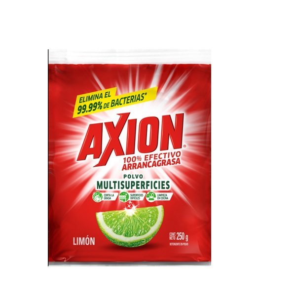 Detergente En Polvo Axion 250 g