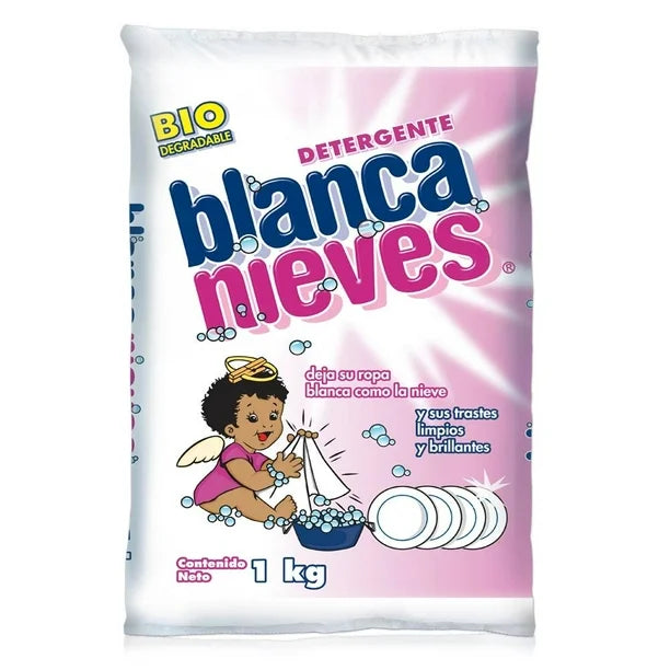 Detergente En Polvo Blanca Nieves 1 kg
