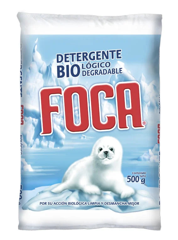 Detergente en Polvo Foca 500g