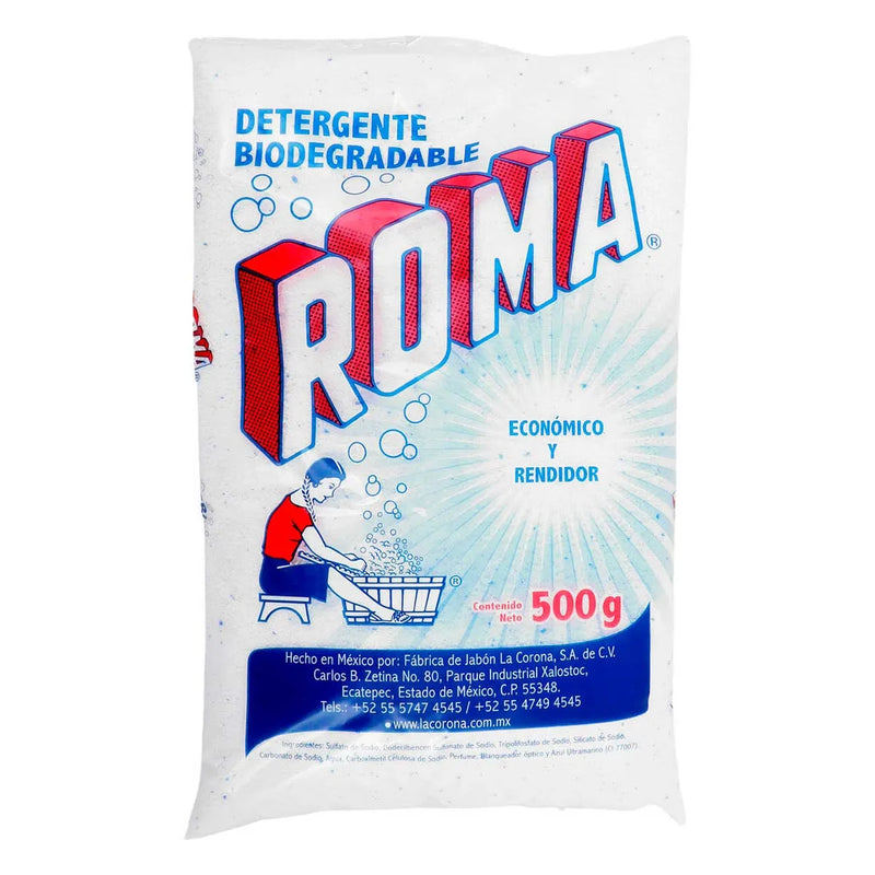 Detergente en Polvo Roma 500g