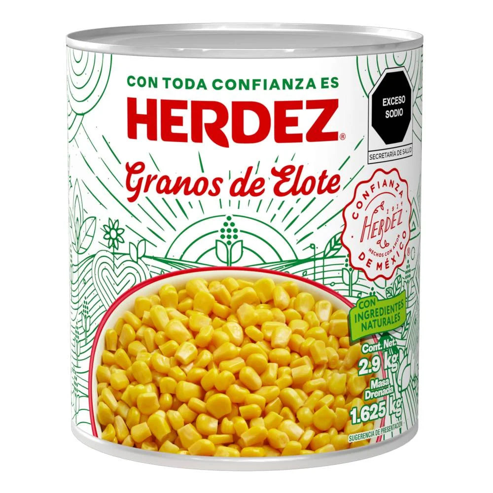 Elote En Grano Herdez 2.9kg