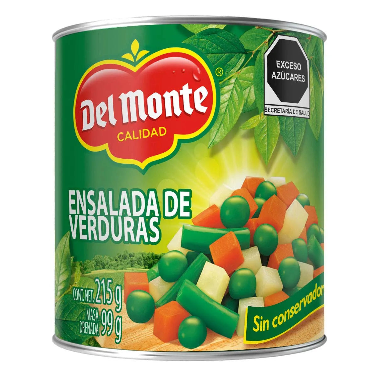 Ensalada de Verduras Del Monte 215g