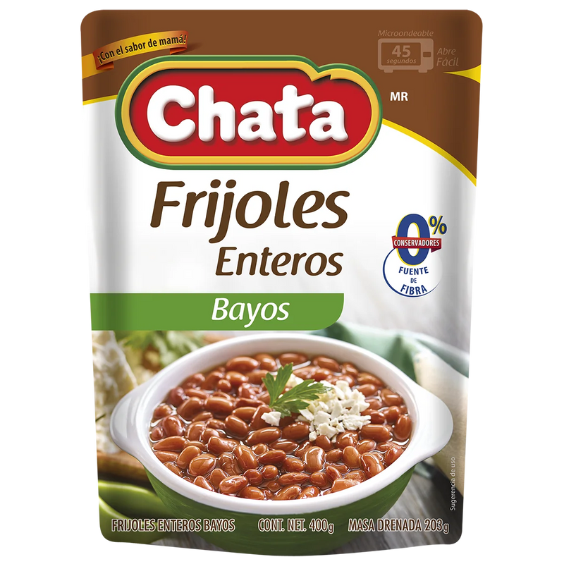 Frijol Entero Bayo Chata 400g