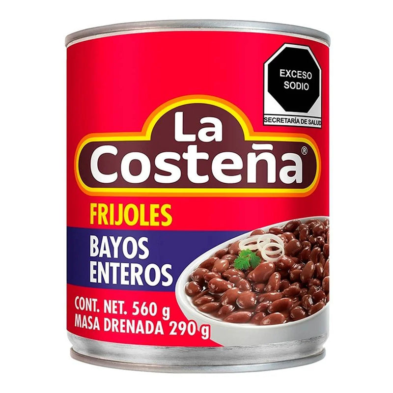 Frijoles Bayos Enteros Costeña 560g