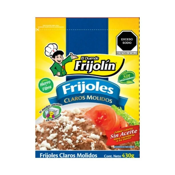 Frijoles Claros Molidos Frijolín 430g