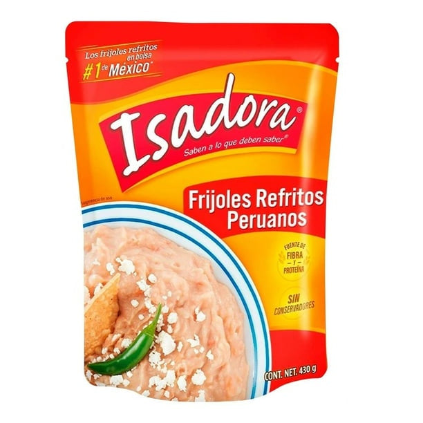 Frijoles Peruanos Refritos Isadora 430g