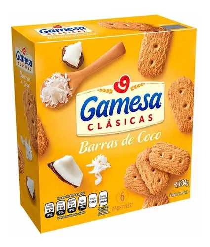 Galletas Barra de Coco Gamesa 634g