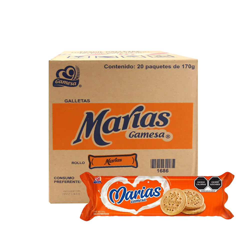 Galletas Marias Gamesa 170g/ 20pzas