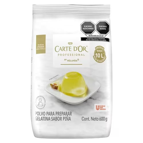 Gelatina de Agua Carte D'Or sabor Piña 600g