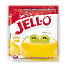 Gelatina De Agua Jello Sabor Piña 25 g