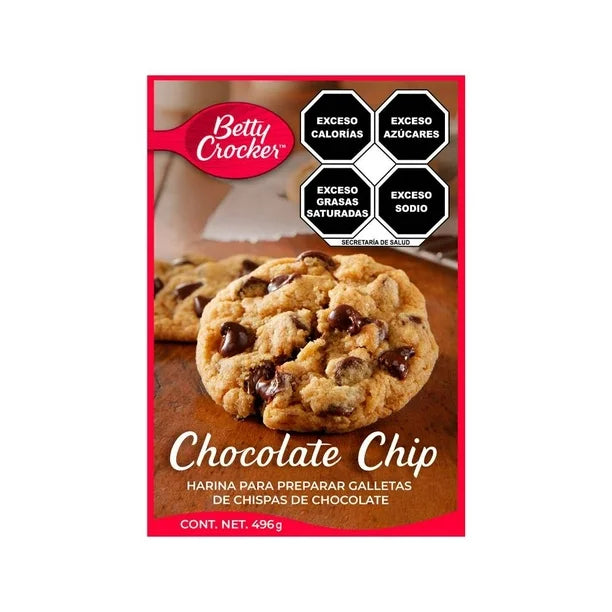 Harina para Galletas Choc/Chip Betty 496g