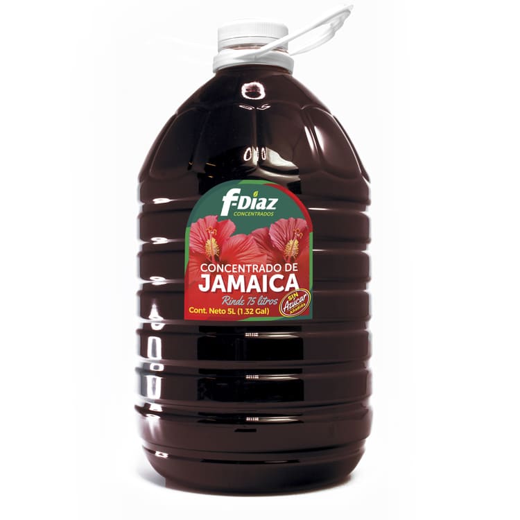 Concentrado Para Bebida F Díaz Sabor Jamaica 5L