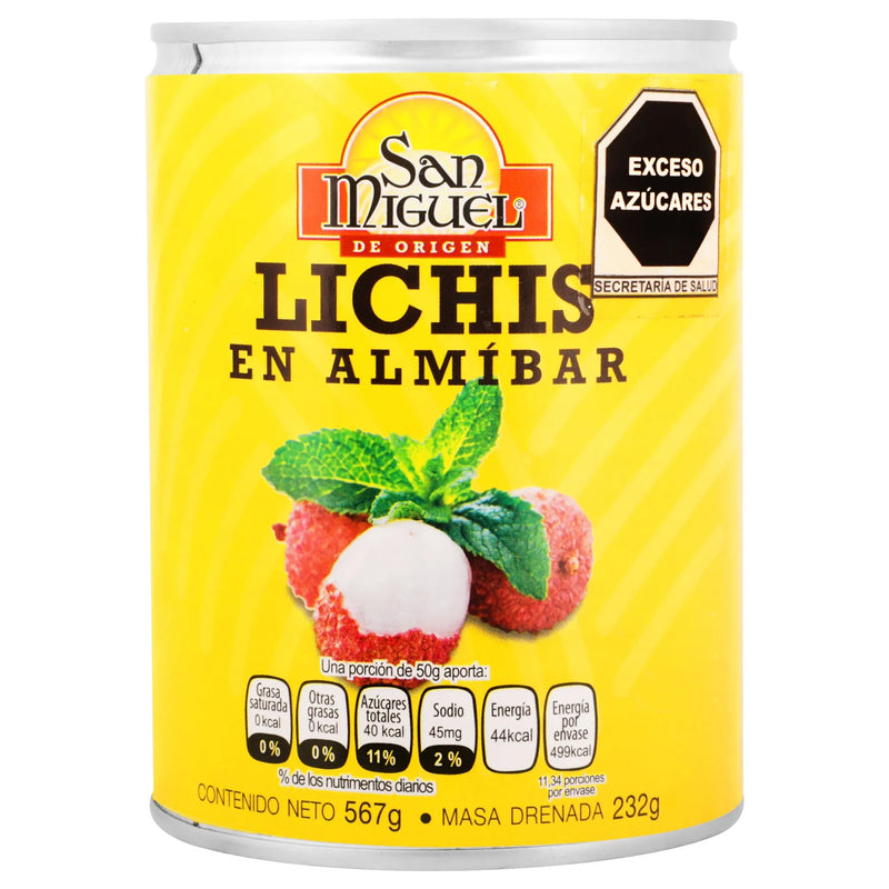 Lichis en Almíbar San Miguel 567g