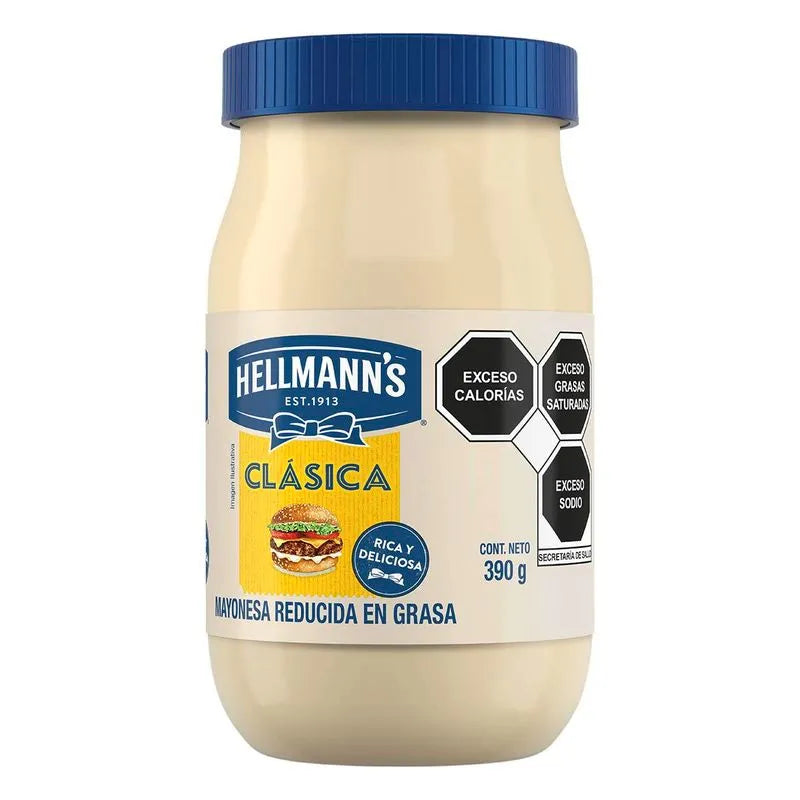 Mayonesa Hellmann's 390g plástico