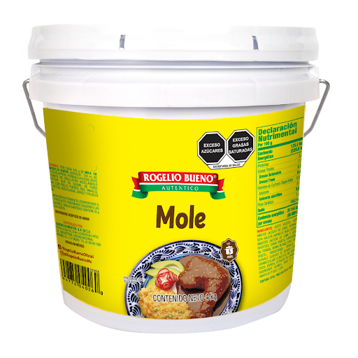 Mole Bueno Rojo 4kg Tina