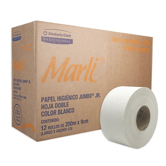 Papel Higiénico Jr Marli C/12/200 Mts