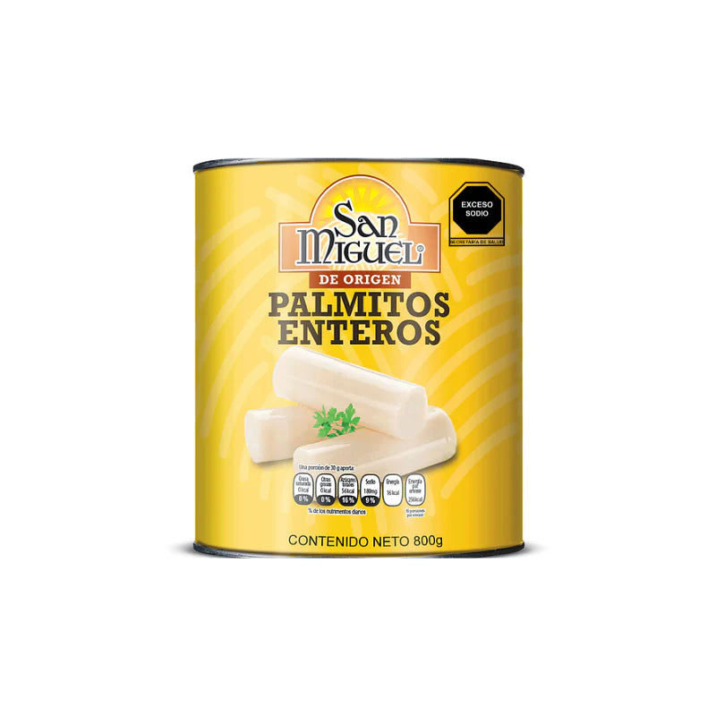 Palmito Entero San Miguel 800g