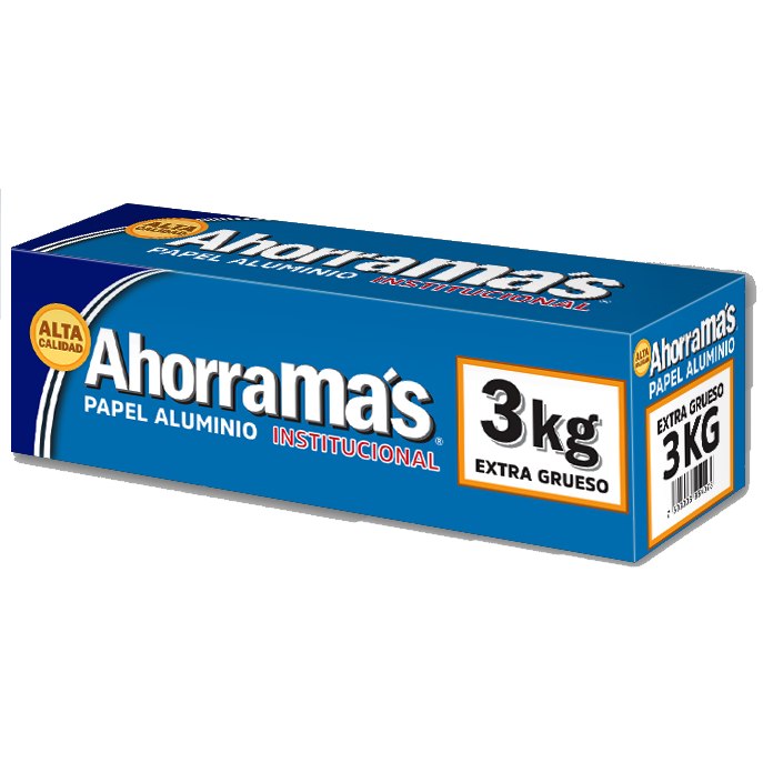 Papel Aluminio Ahorramas 3 kg