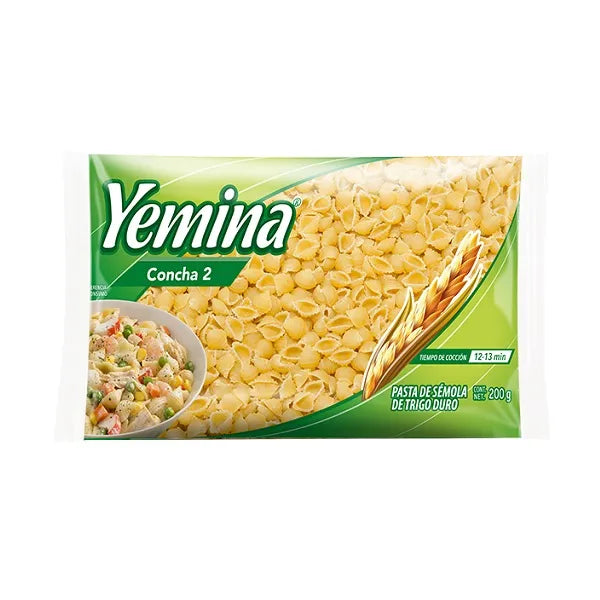 Pasta Yemina Concha No.2 200g