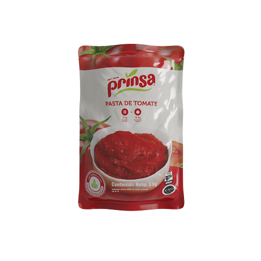 Pasta De Tomate Prinsa Bolsa 3 kg