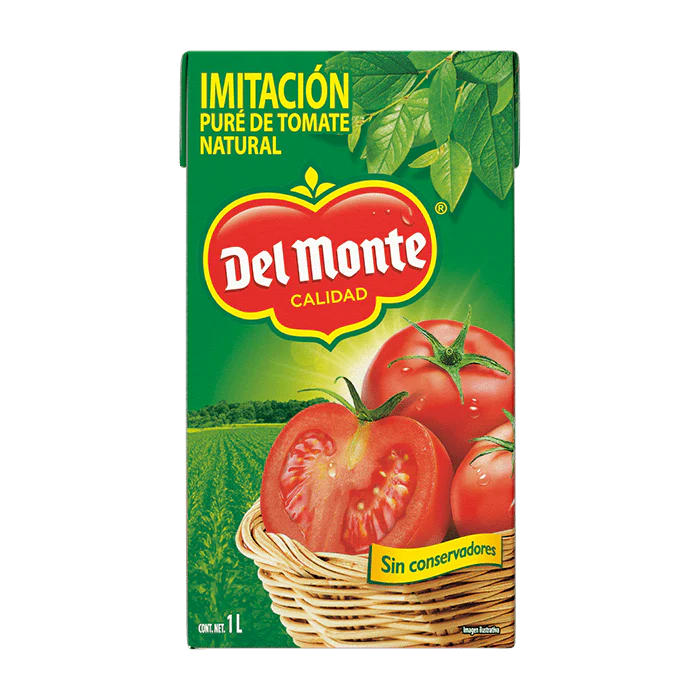 Puré de Tomate Natural del Monte 1L