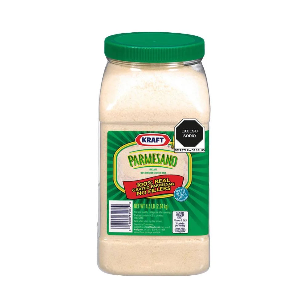 Queso Tipo Parmesano Kraft 2.04kg