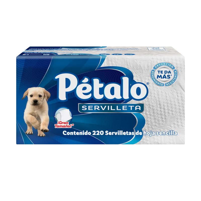 Servilleta Pétalo Blanca 220 Hojas