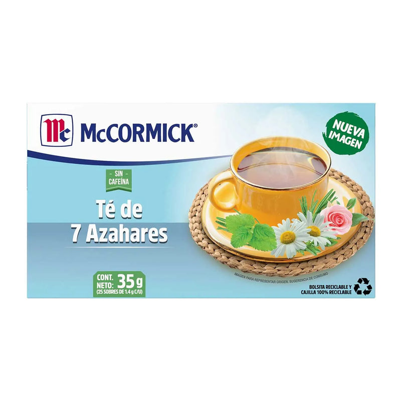 Té De 7 Azahares McCormick 25 Sobres