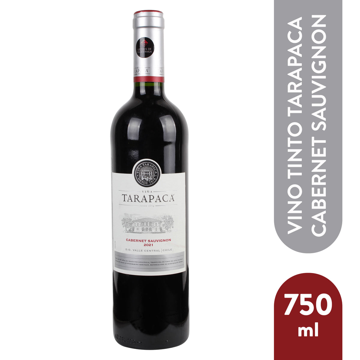 Vino Tinto Chileno Tarapacá Cabernet 750 ml