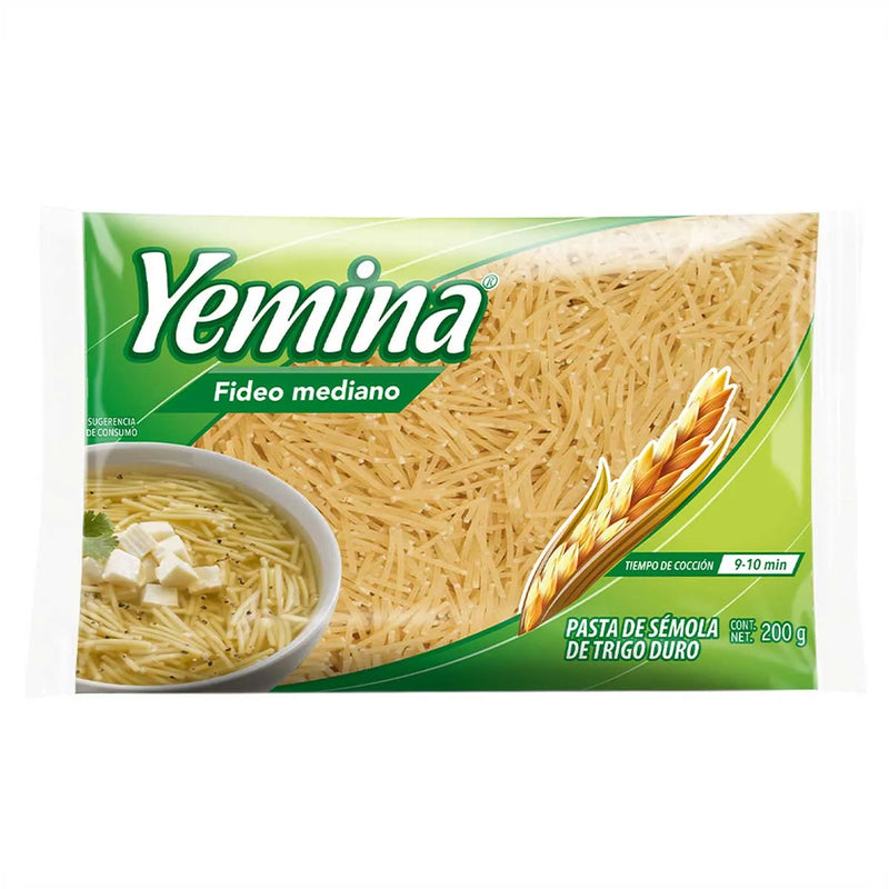 Pasta Yemina Fideo Mediano 200g