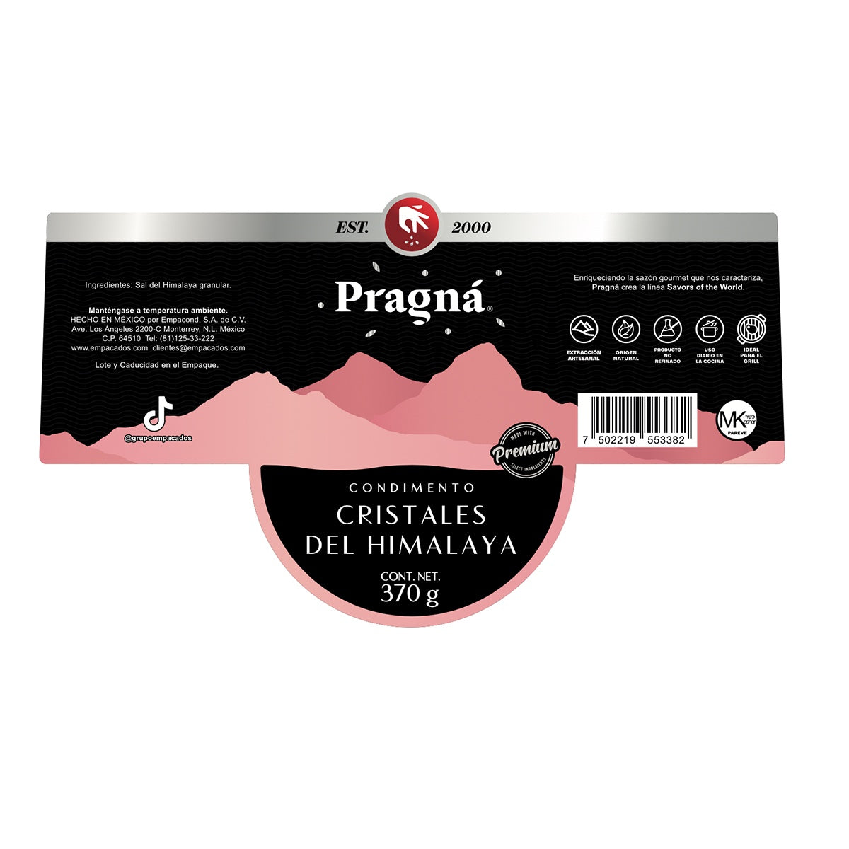 Sal del Himalaya Granular Pragna 370 g