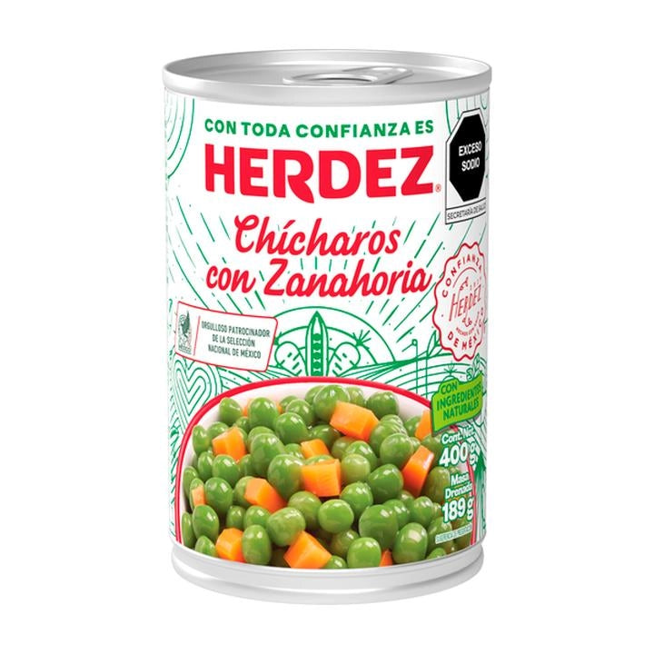 Chícharo con Zanahoria Herdez 400g