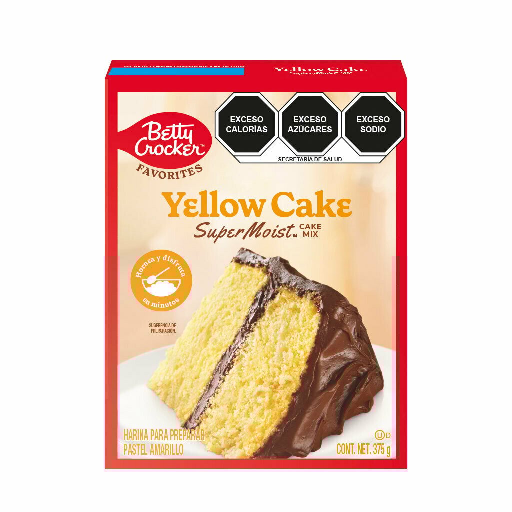 Harina Para Pastel Amarillo Betty Crocker 375 g