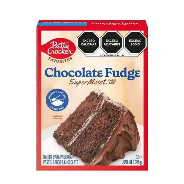 Harina Para Pastel Choco Fudge Betty  Crocker 375 g