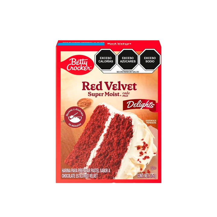 Harina Para Pastel Red Velvet Betty Crocker 375 g