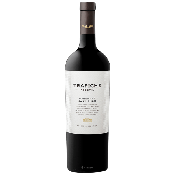 Vino Tinto Argentino Trapiche Reserva Cabernet 750 ml