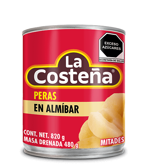 Peras Mitad Costeña 820g