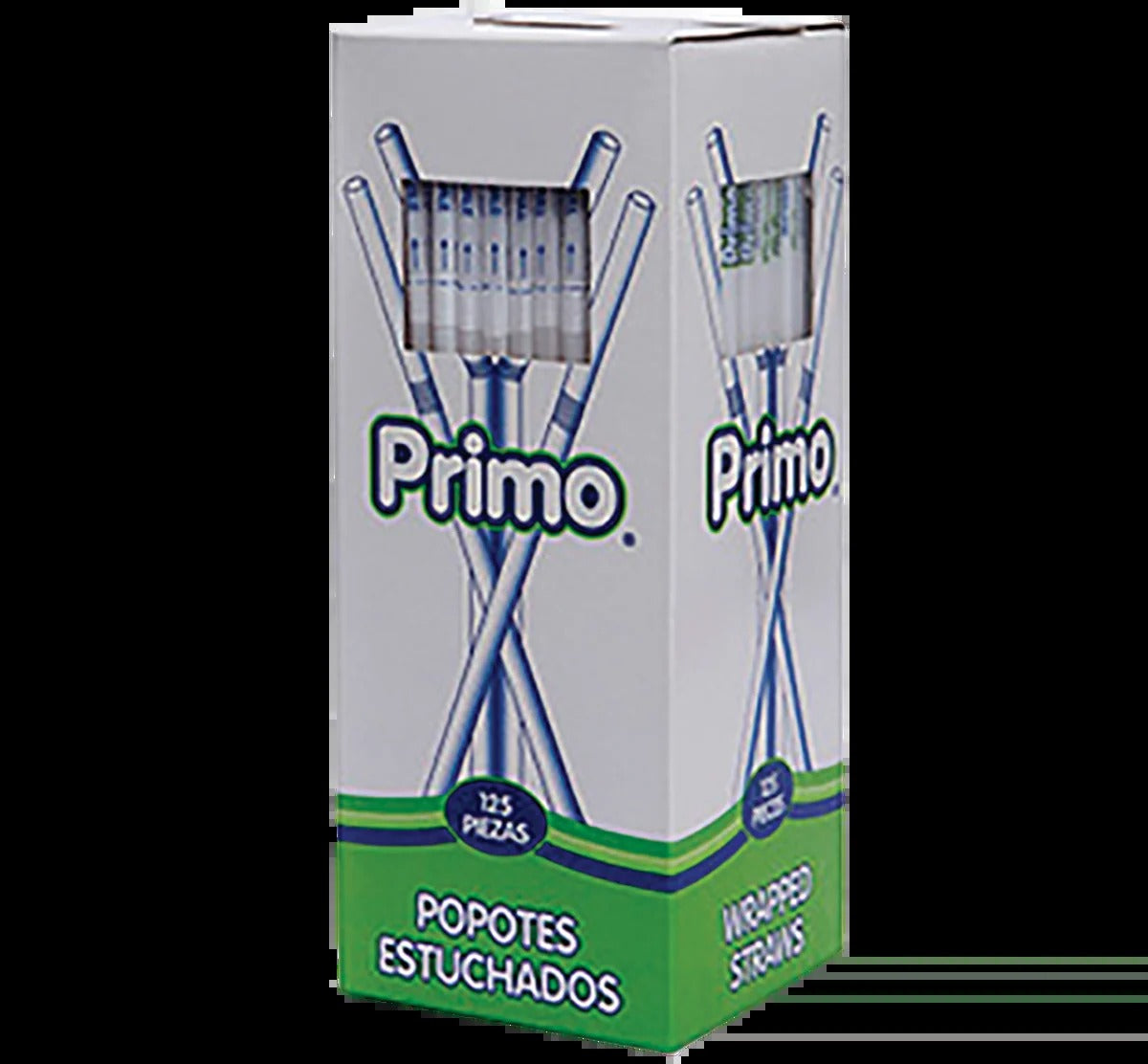 Popotes Estuchados Primo 125 piezas