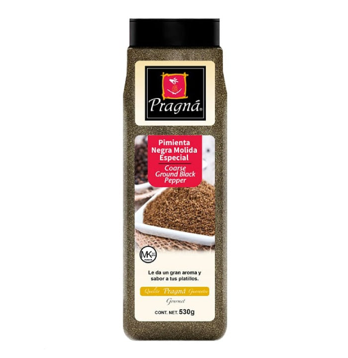 Pimienta Negra Molida Pragná 530 g