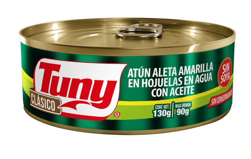 Atún en Agua con Aceite Tuny 130g