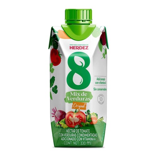 Jugo de Verduras V8 Herdez 330ml