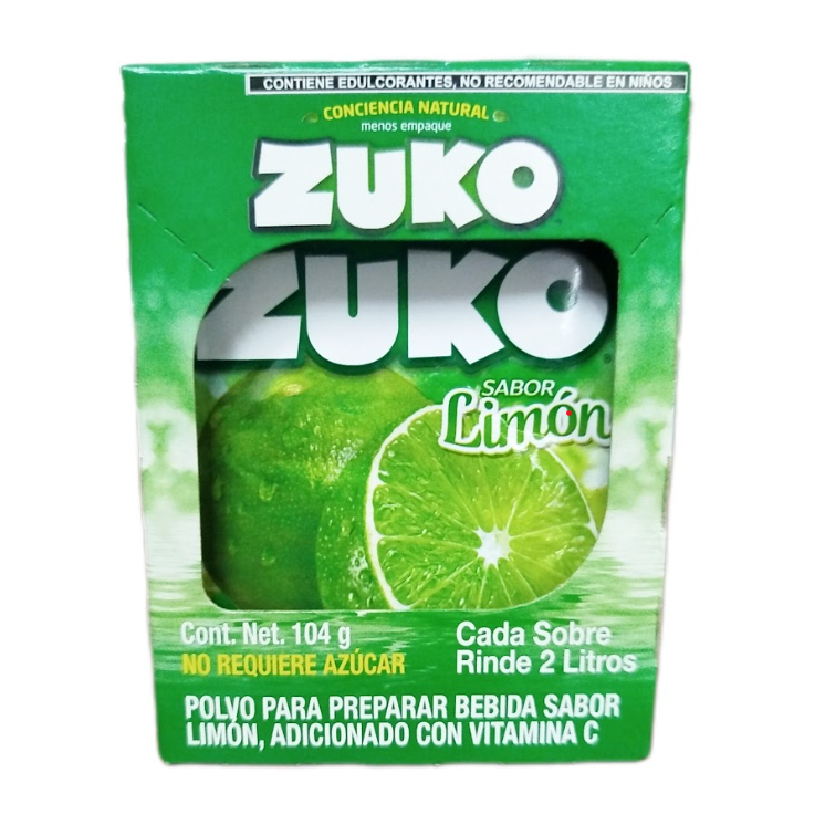 Zuko Limón 8 Sobres De 13 g