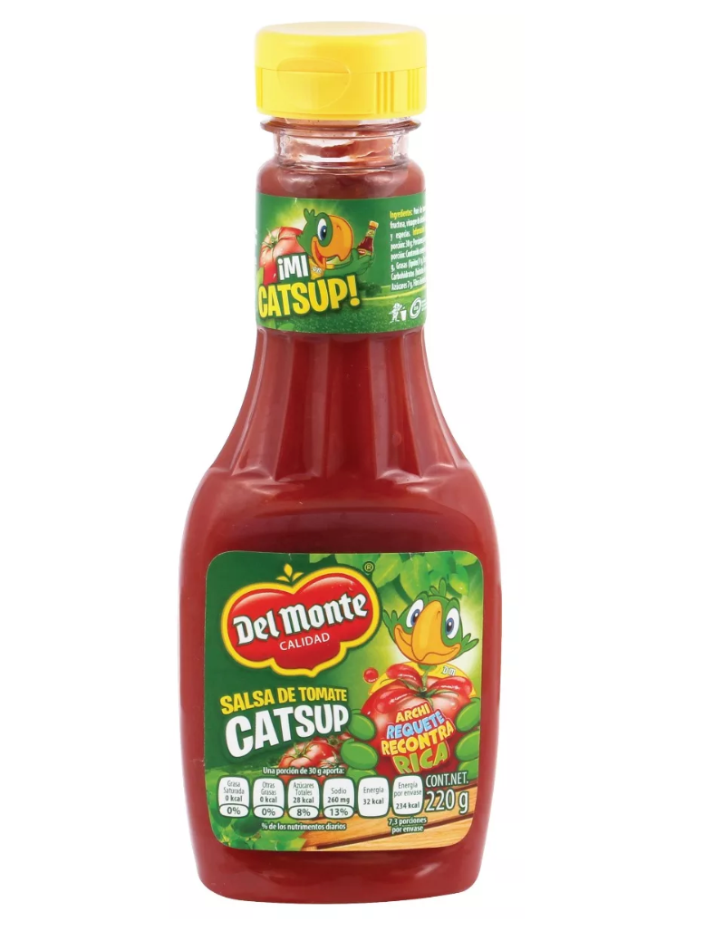 Salsa Cátsup Del Monte 220g