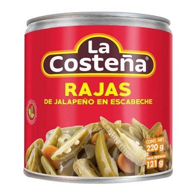 Chile en rajas La Costeña 220g